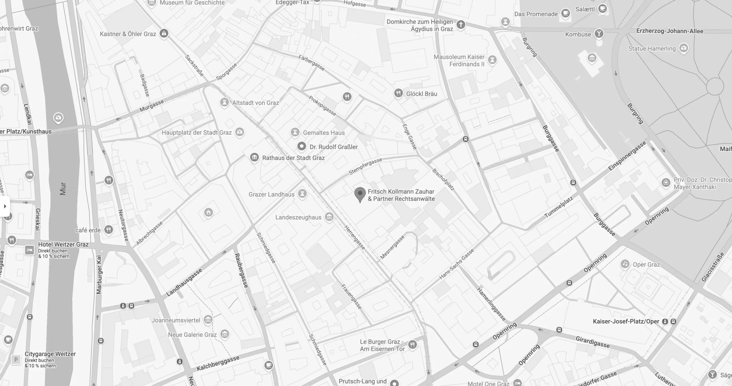 Fritsch Kollmann Zauhar und Partner Rechtsanwälte-Strassenkarte Kopie
