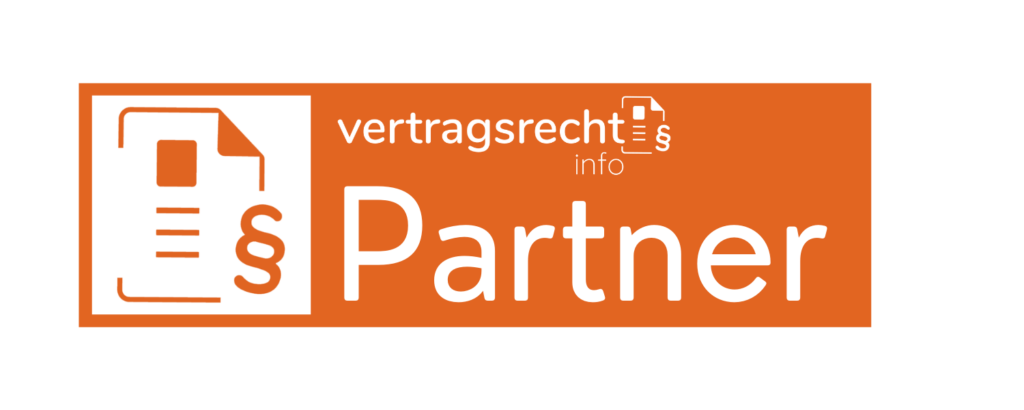 Vertragsrechtsinfo.at Partnersiegel Dunkel
